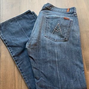 7 for all man kind jeans size 34